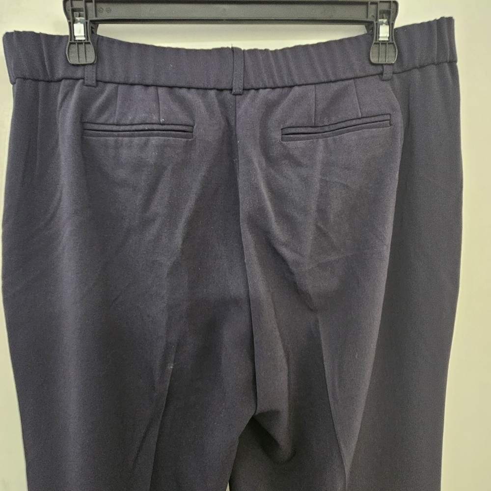 JM Collection Size 12P Petites Navy Blue Women's Dress Pants Trousers Casualwear